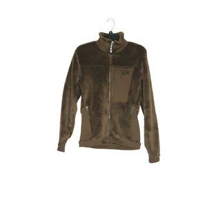Mountain Hardwear Brown Polartec fleece Fully Zipped Jacket M Zipped Pockets